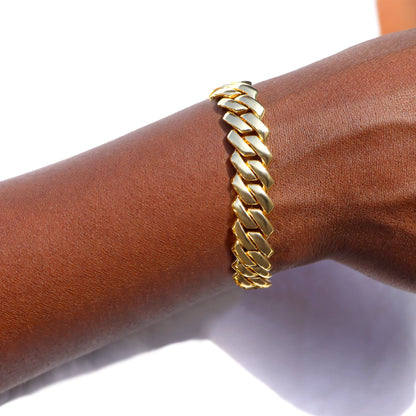 14MM Iced Cuban Link Bracelet – Hip Hop Jewelry