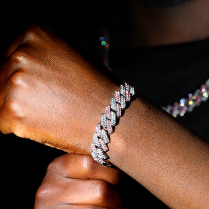 14MM Iced Cuban Link Bracelet – Hip Hop Jewelry