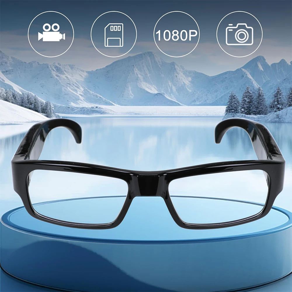 1080P HD Camera Glasses for Outdoor Sports & Travel
