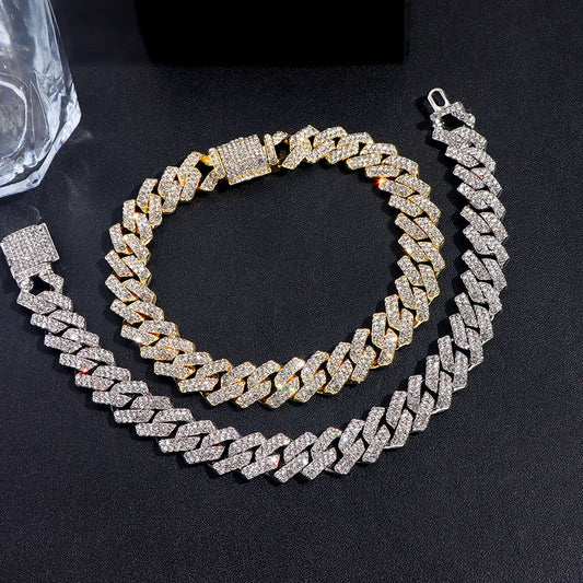 14MM Iced Cuban Link Bracelet – Hip Hop Jewelry