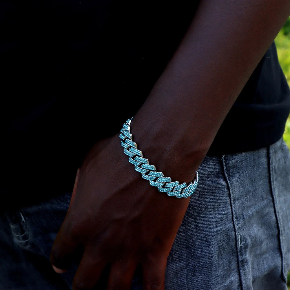 14MM Iced Cuban Link Bracelet – Hip Hop Jewelry