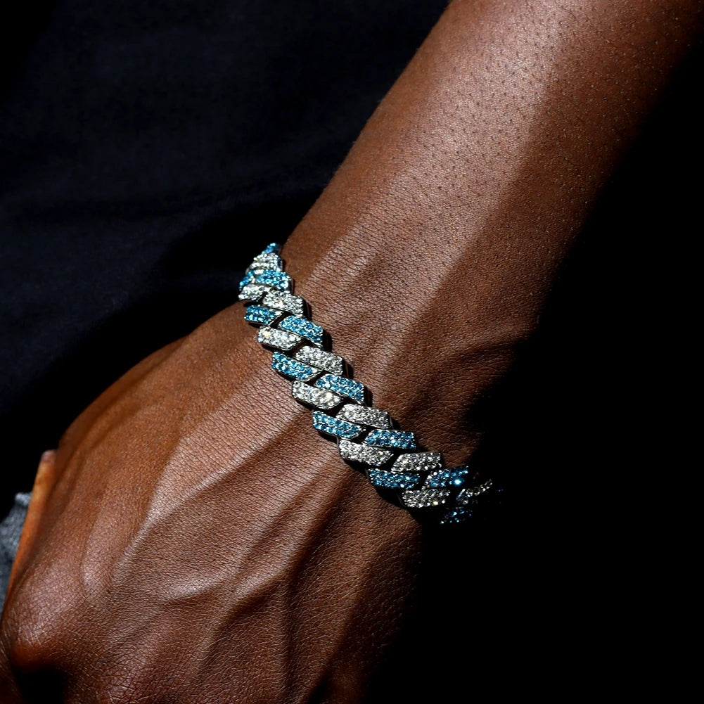 14MM Iced Cuban Link Bracelet – Hip Hop Jewelry